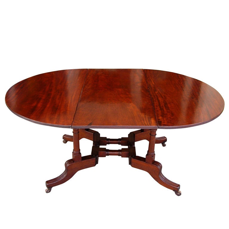 American Regency Mahogany Sutherland Table For Sale