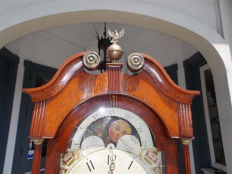 paper mache grandfather clock