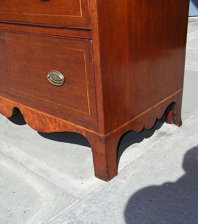 American Walnut Chest of Drawers For Sale 5