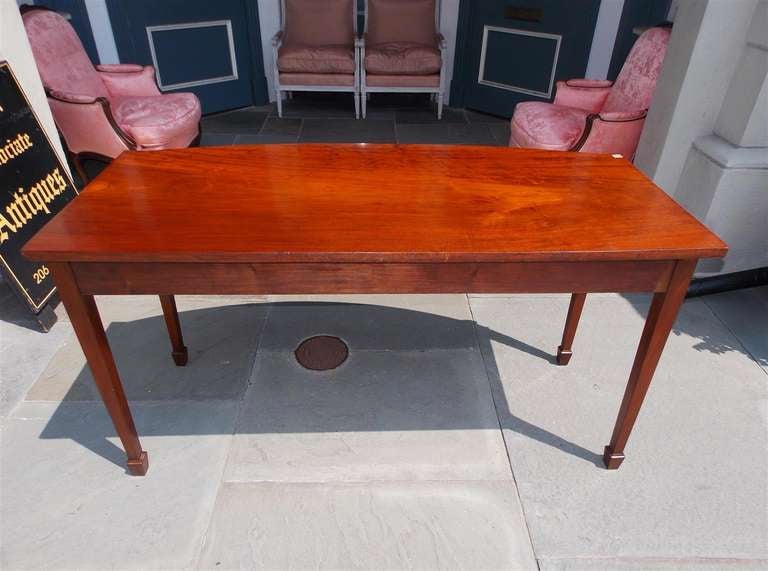 English Mahogany Bow Front Server For Sale 5