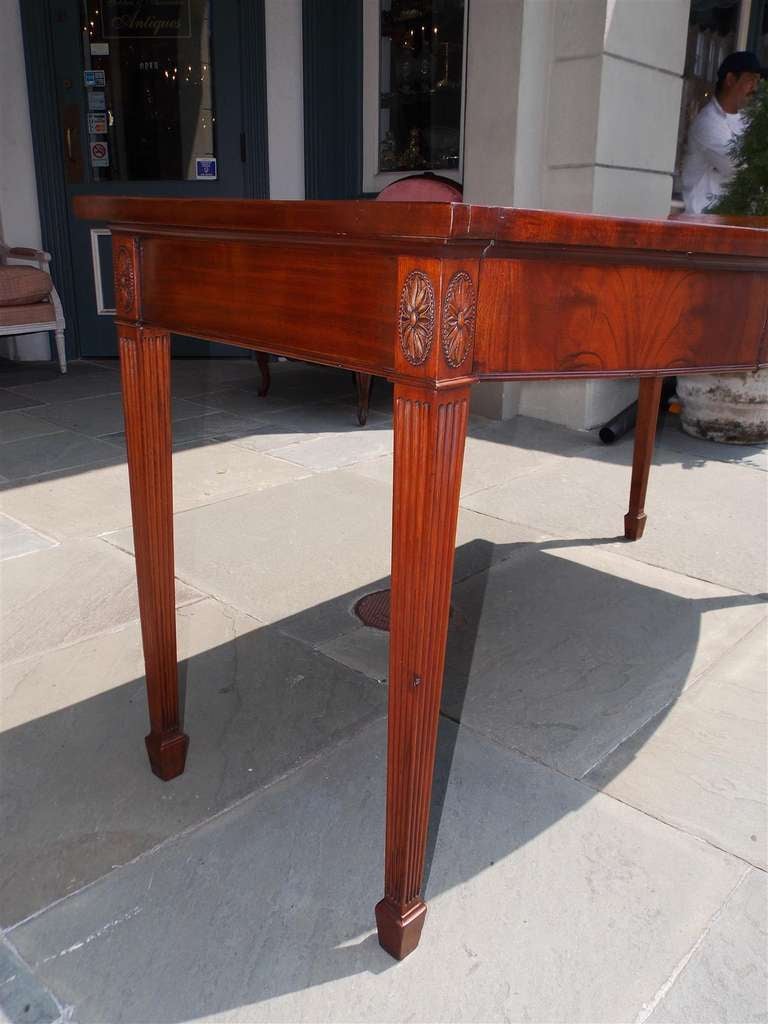 English Mahogany Bow Front Server For Sale 1