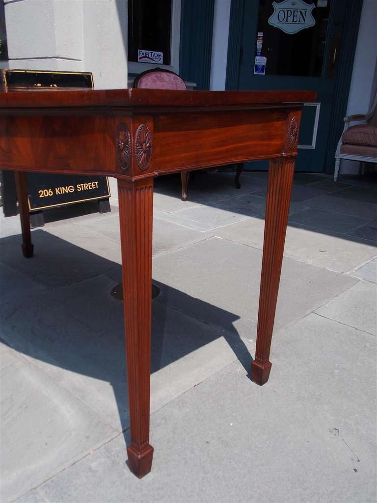 English Mahogany Bow Front Server For Sale 3