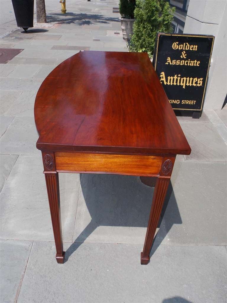 English Mahogany Bow Front Server For Sale 4