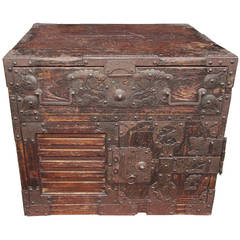 Japanese Military Campaign Document Box. Circa 1770