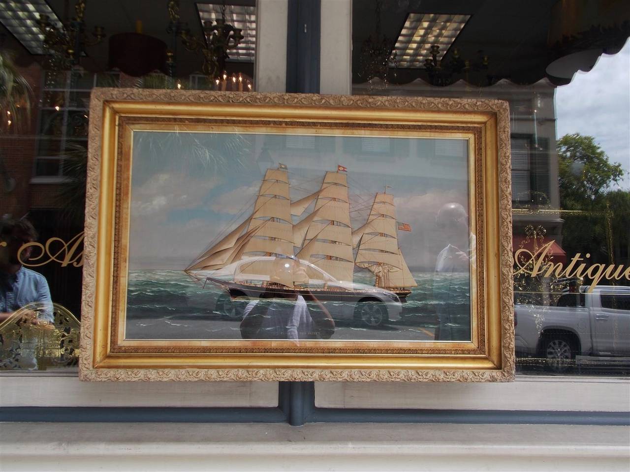 The clipper ship Red Jacket, named after a Native American Chief of the Seneca Tribe, was unquestionably the sharpest, fastest and best looking of the Maine fleet of sail vessels. Chief Otetiani, also called Sagoyewatha, which in native language