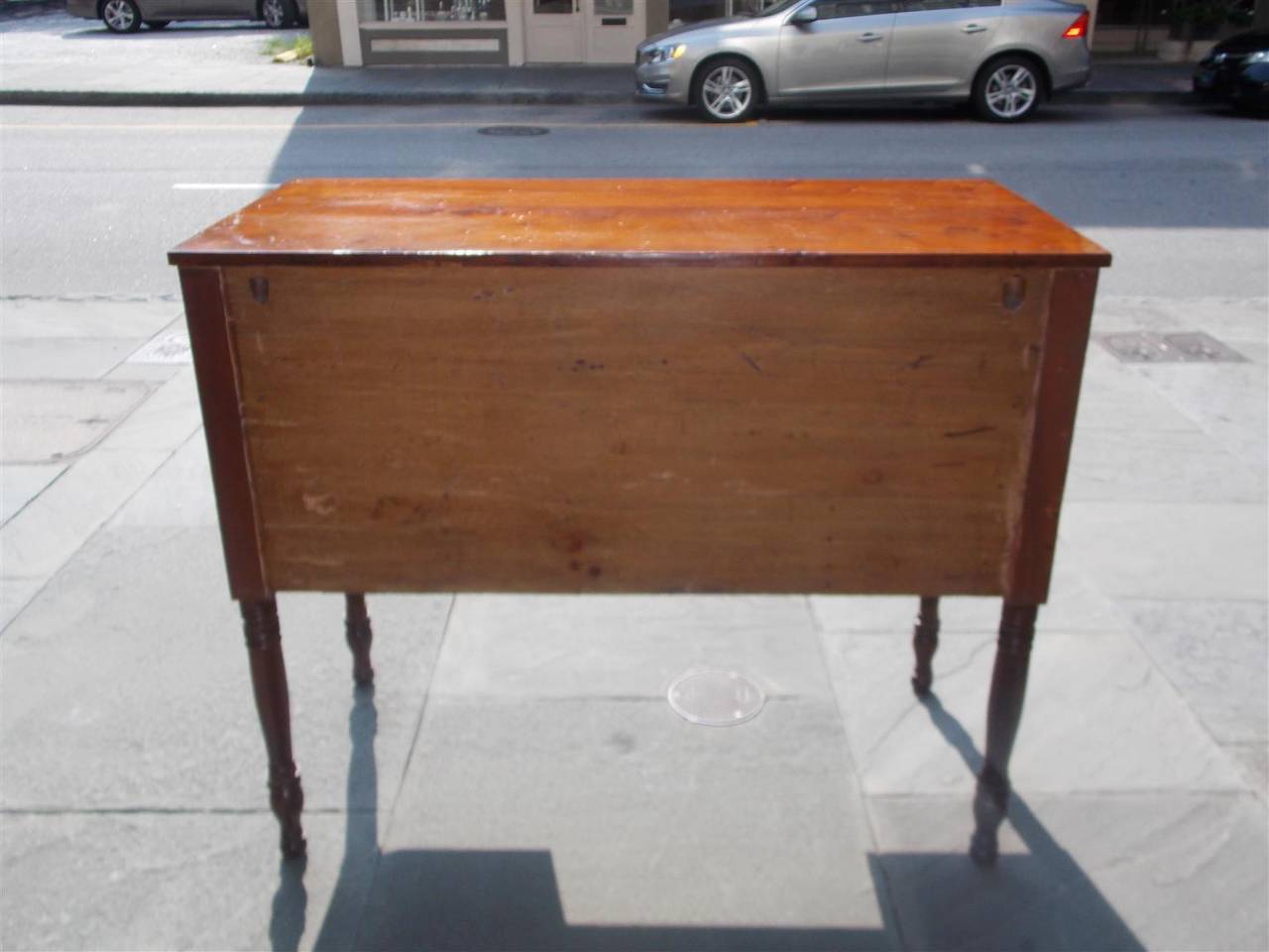 American Sheraton Cherry Hunt Board with Desk, Circa 1820 For Sale 6