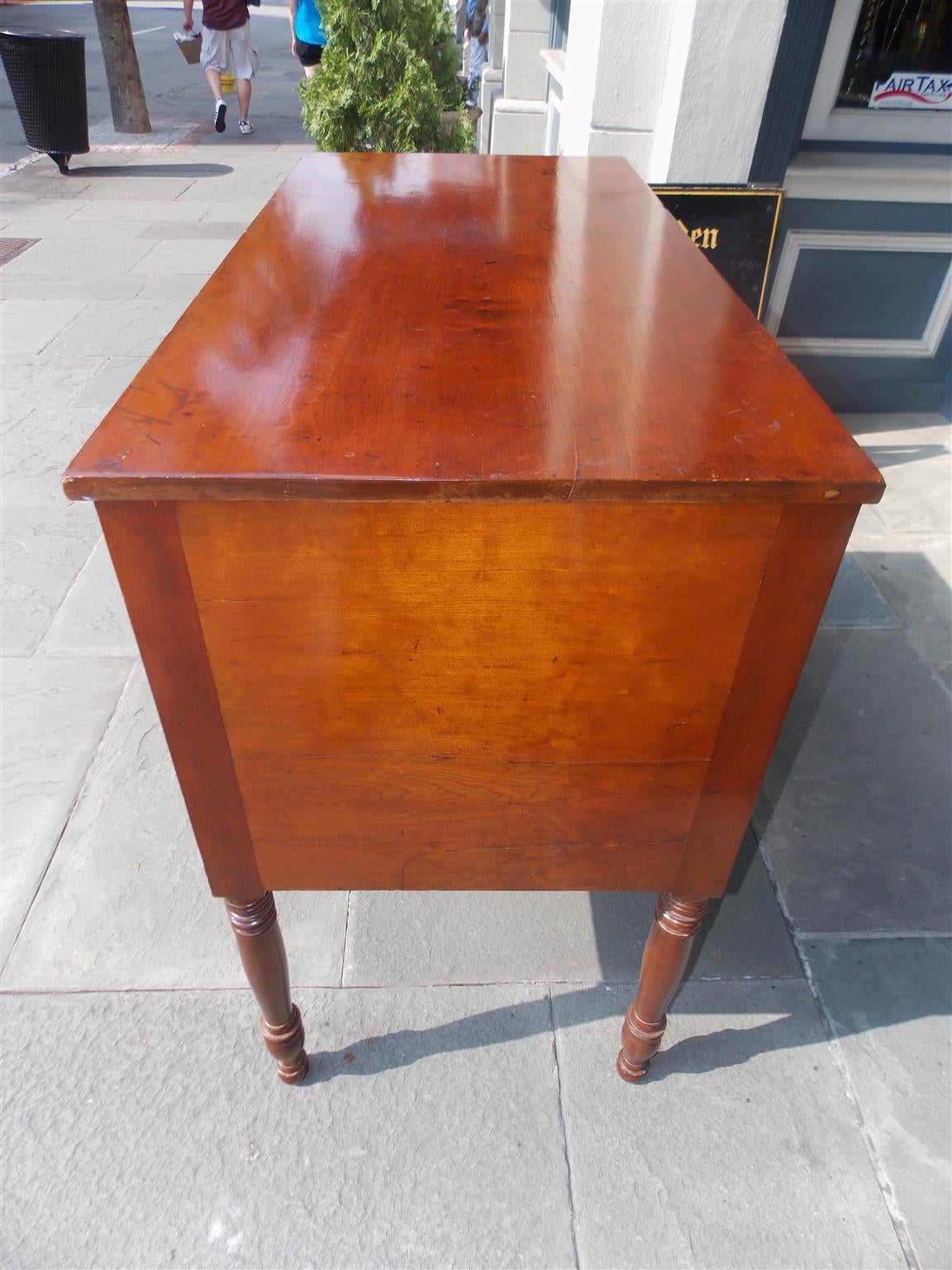American Sheraton Cherry Hunt Board with Desk, Circa 1820 For Sale 5