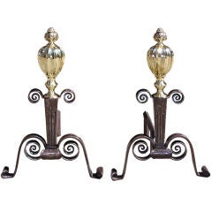 Pair of English Andirons