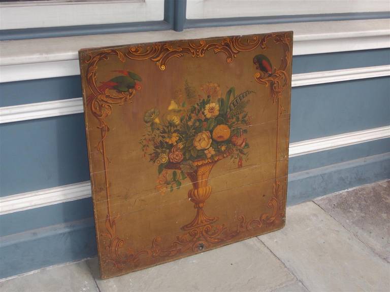 Italian Oil on Board Floral Still.  Circa 1810 In Excellent Condition For Sale In Hollywood, SC
