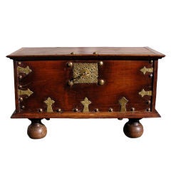 Antique Caribbean Shipping Trunk