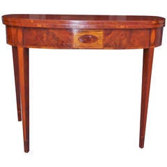American Mahogany Game Table. Circa 1790-1800 7
