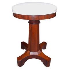 American Kings Wood Octagonal Pedestal Harp / Piano Stool. Circa 1830 3