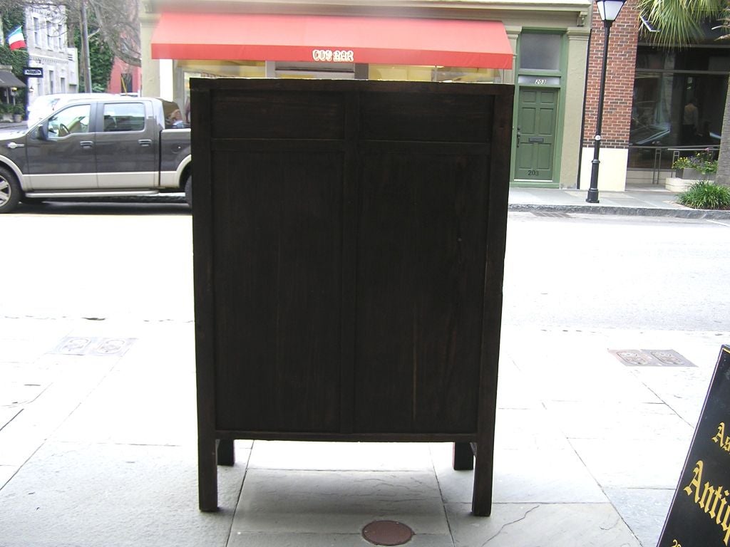 English Chinoiserie Painted Cabinet For Sale 5