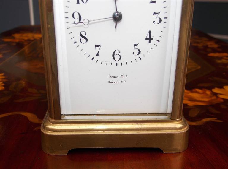 miniature brass clocks