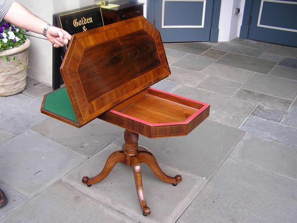 Caribbean Rosewood Game Table 3