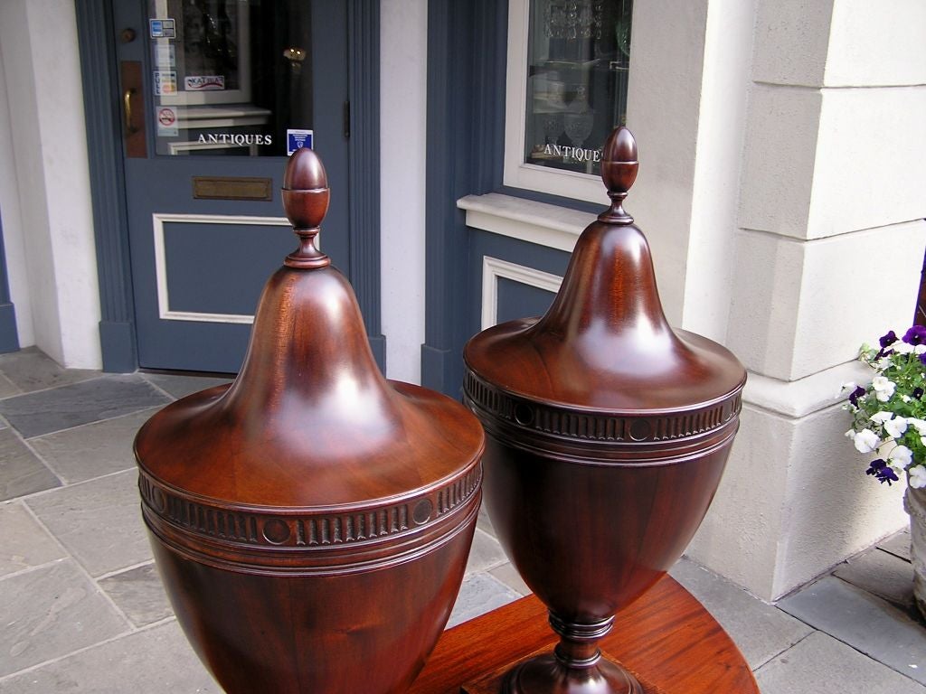 fluted georgian urn