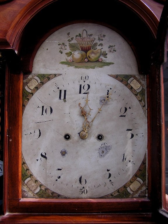 Charleston Mahogany Tall Case Clock 3