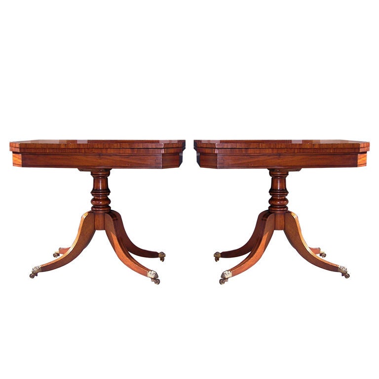 Pair of Barbados Game Tables