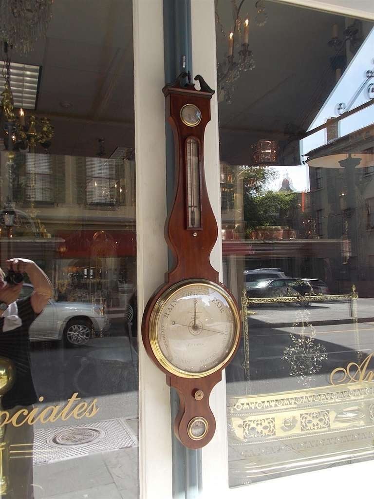 mahogany barometer