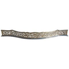 English Period Serpentine Pierced Gallery & Dragon Fire Fender, Circa 1720 1