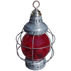 American Galvanized and Brass Onion Lamp. New York, Circa 1910 3