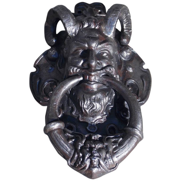 English Cast Iron Bacchus Door Knocker. Circa 1830 For Sale At 1stdibs English Cast Iron Bacchus Door Knocker. Circa 1830 For Sale - English Cast Iron Bacchus Door Knocker. Circa 1830 For Sale At 1stdibs