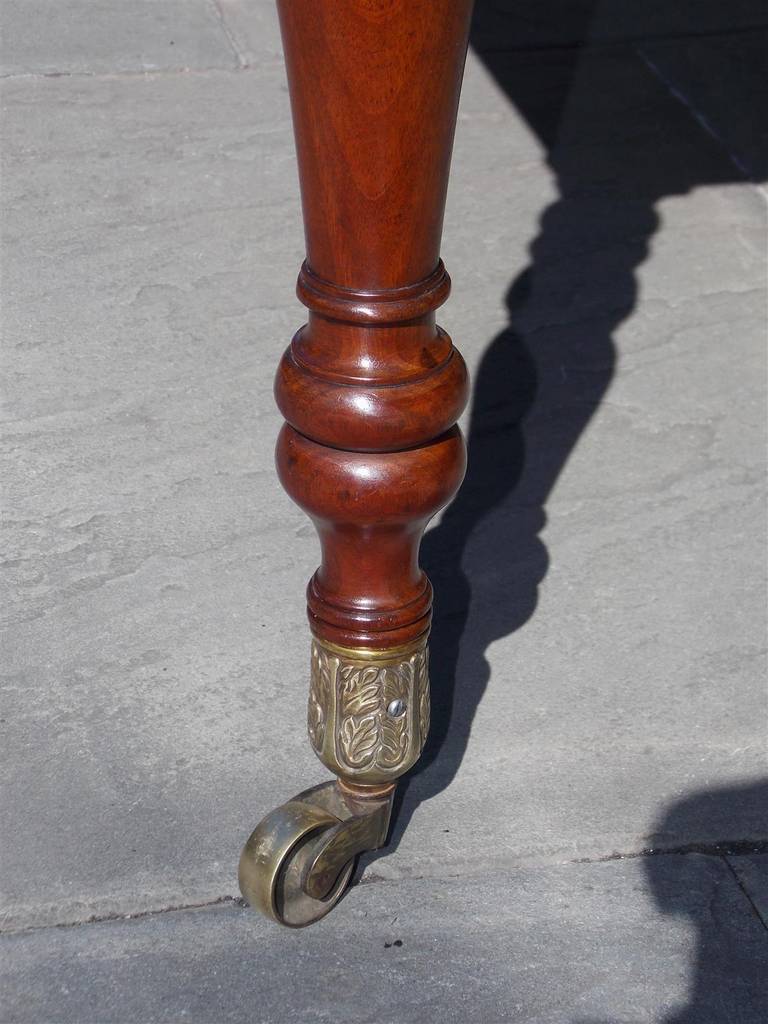 English Regency Mahogany Drafting Partners Desk, Circa 1800 4