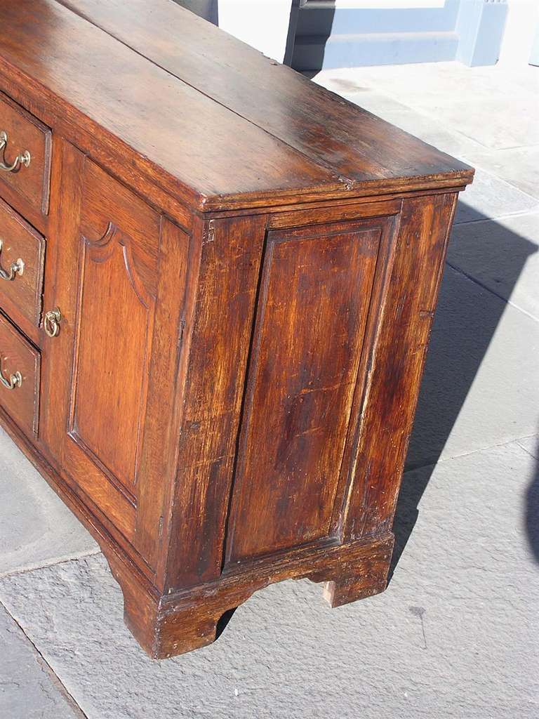 18th Century and Earlier English Oak Sideboard.  Circa 1780 For Sale