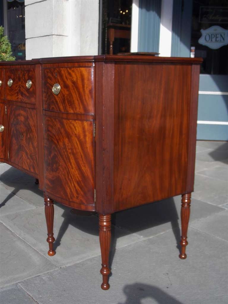 American Mahogany Sideboard.  Boston, Circa 1800 1