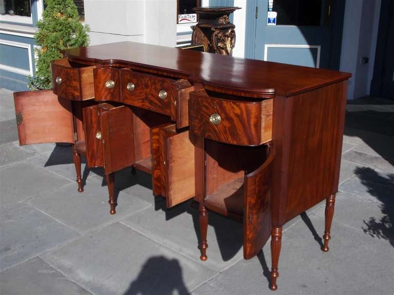 American Mahogany Sideboard.  Boston, Circa 1800 3