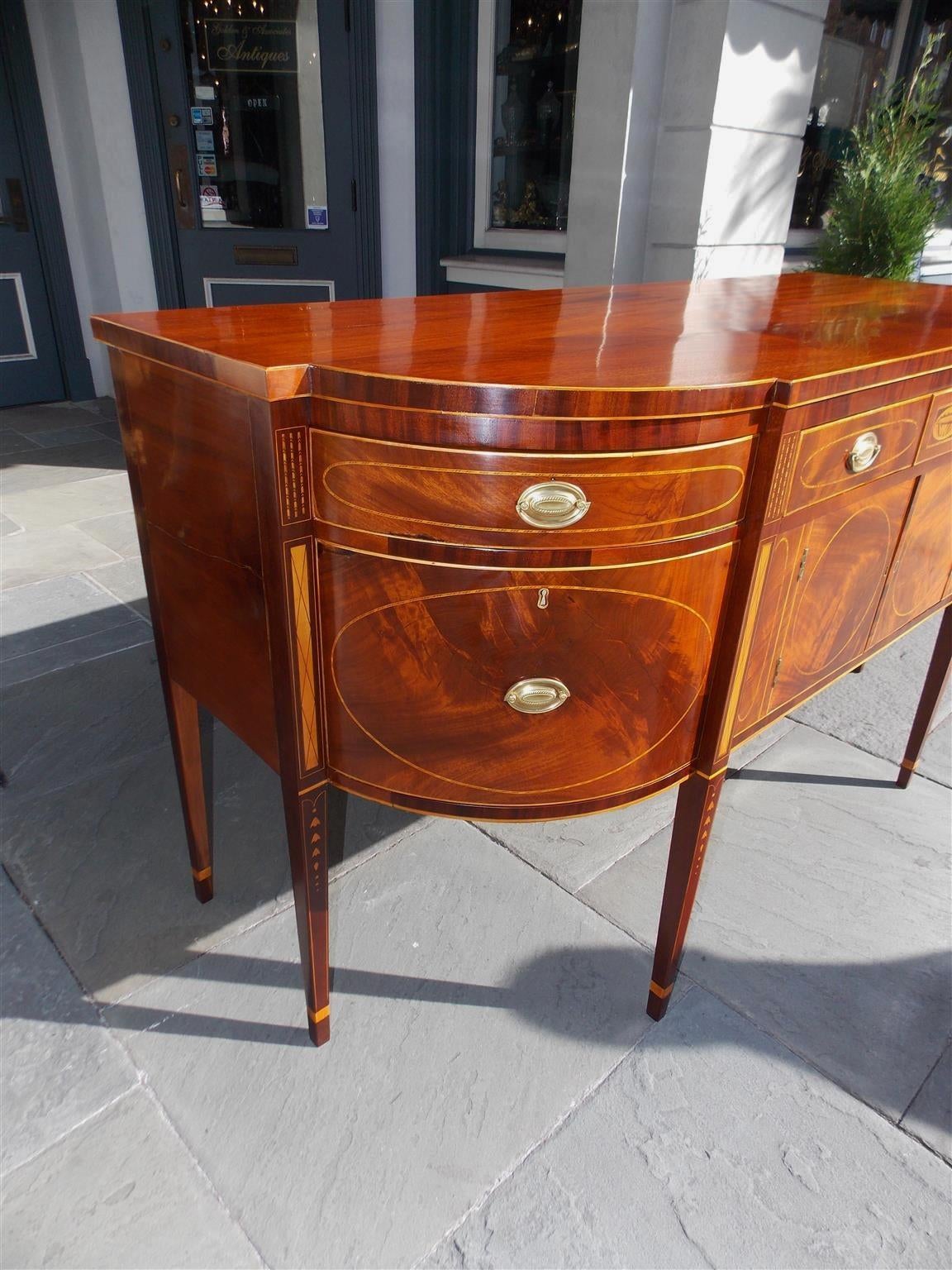 bow fronted sideboard