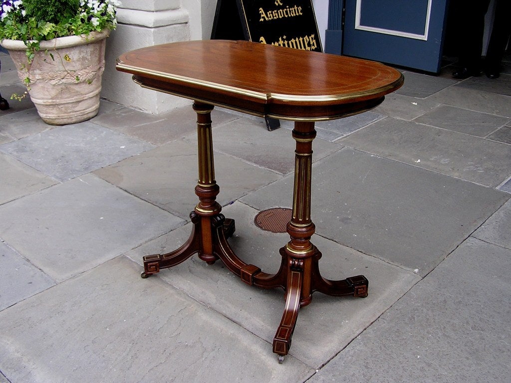 18th Century and Earlier English Regency Mahogany Serving Table