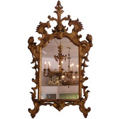 Italian Gilt Cherub Mirror