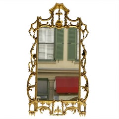 Italian Gilt Floral Mirror