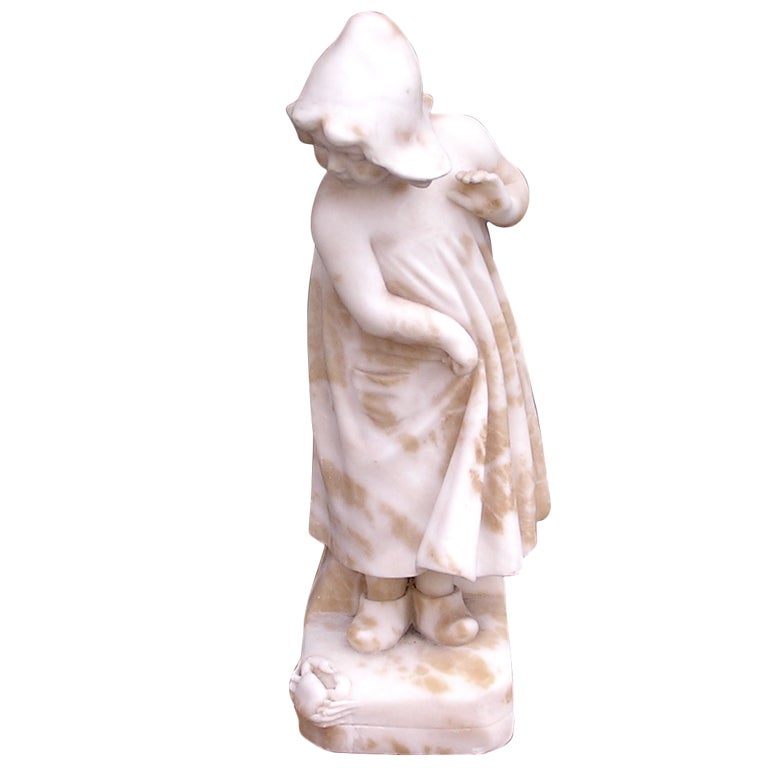 Dutch Marble Lady Statue