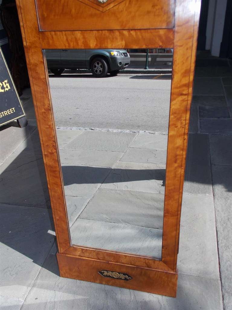 Italian Satinwood and Ebonized Biedermeier Palladian Mirror, Circa 1800 For Sale 2