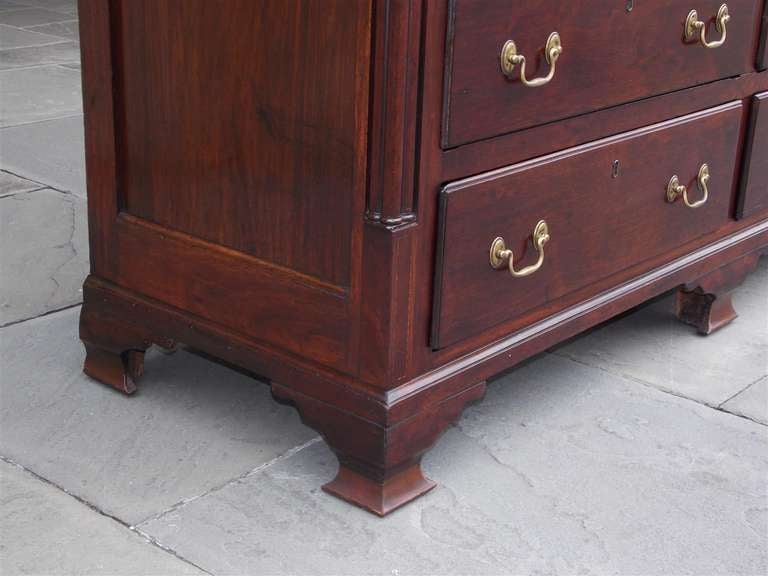 English Chippendale Mahogany Mule Chest with Hinged Lid and Ogee Feet, C. 1750 2