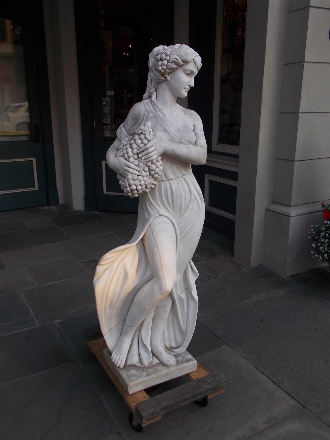 Néoclassique Statue italienne en marbre, vers 1850 en vente