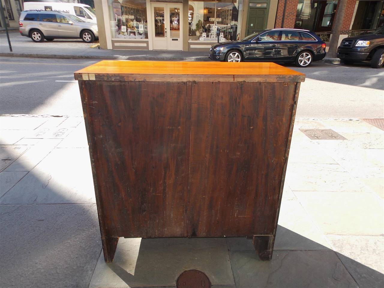 American Hepplewhite Mahogany Burl Ashe Butlers Desk. Circa 1800 5