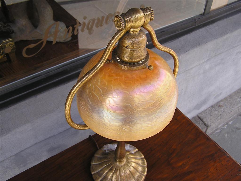 Tiffany Harp Desk Lamp