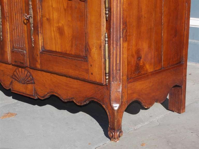 French Cherry Plate Cupboard, Circa 1770-80 5