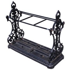 English Cast Iron Umbrella  / Stock Stand. CIRCA 1840