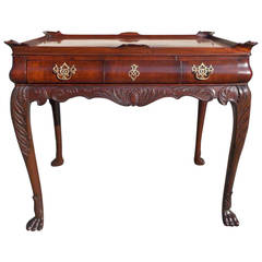 Irish Chippendale Mahogany Dessert Table, Circa 1780 12