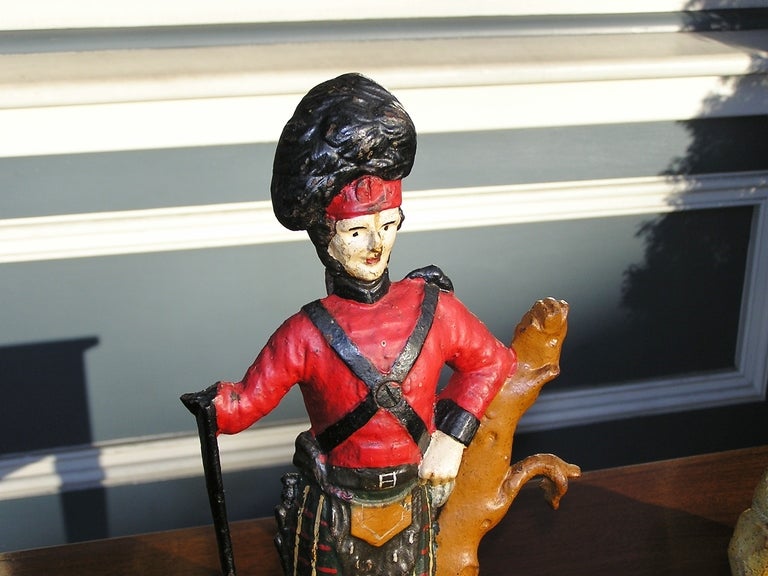 British Pair of Scottish Highlander Doorstops