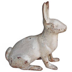 Butoir de porte en fonte American Rabbit. PA:: vers 1880