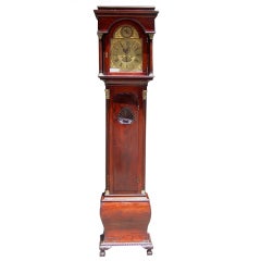 English Mahogany Tall Case Clock 11