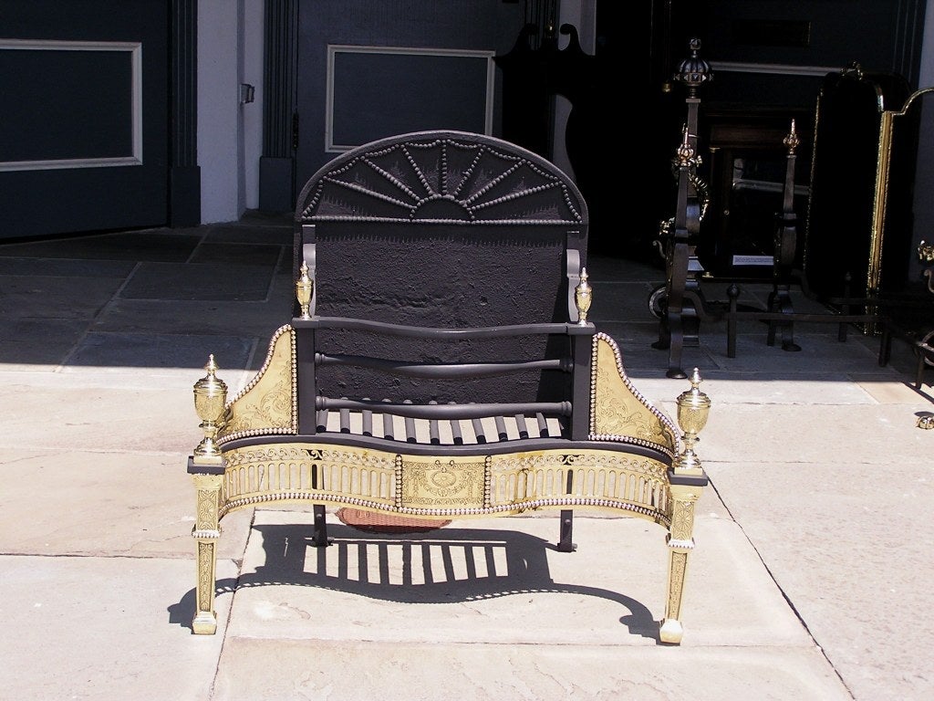 American Coal Grate In Excellent Condition In Charleston, SC