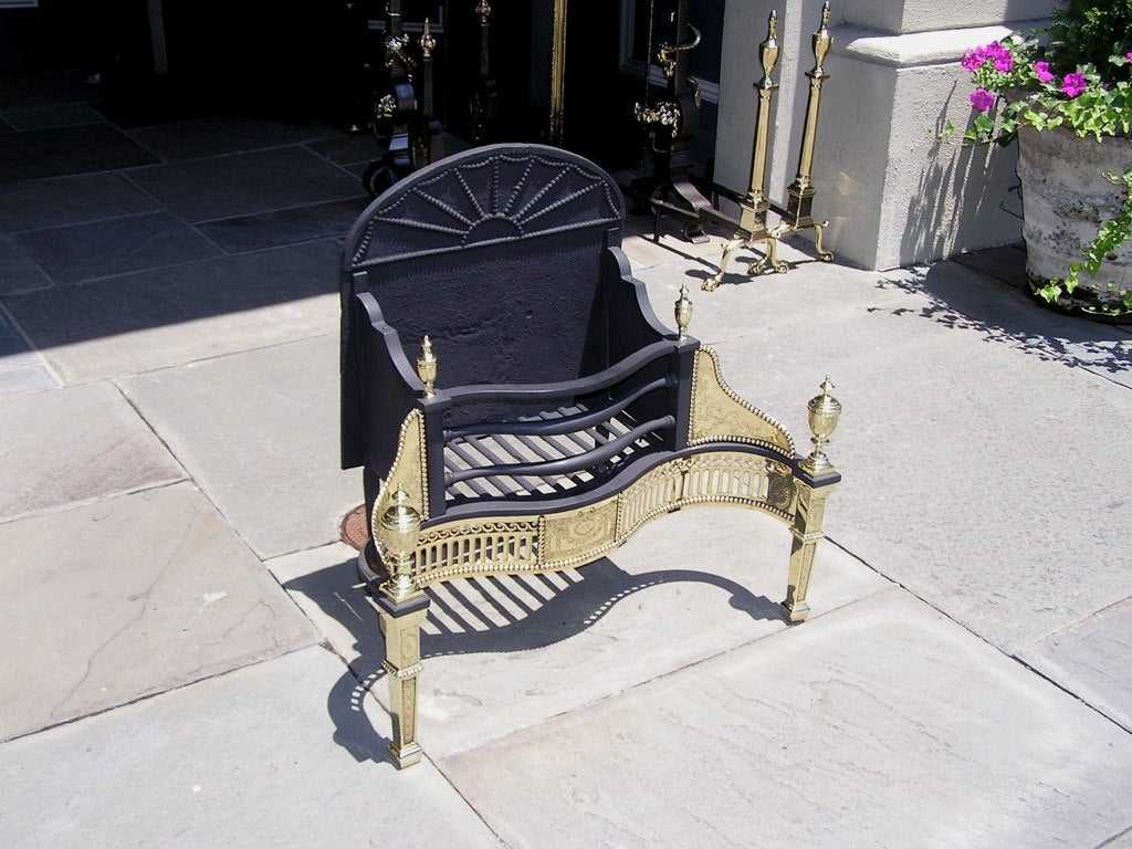 19th Century American Coal Grate