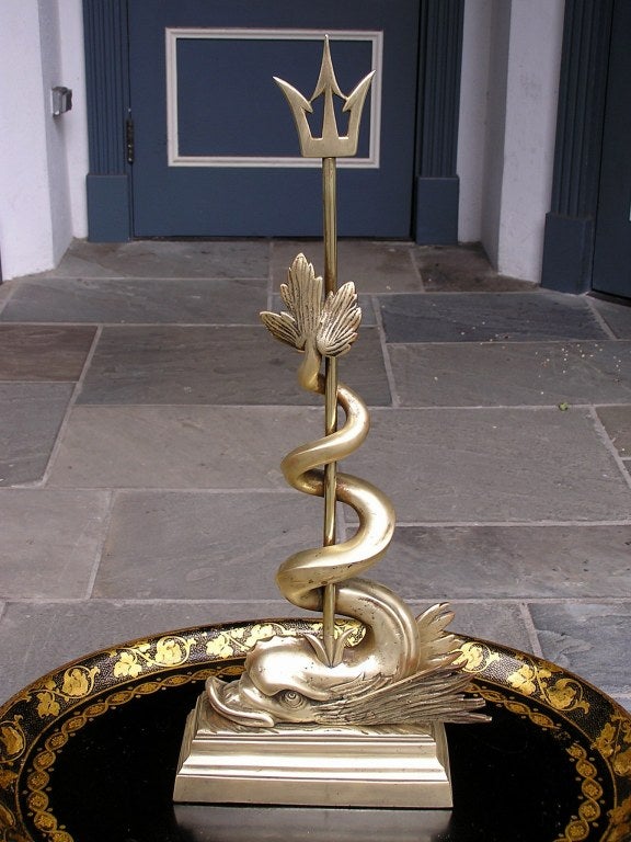 English Brass Door Stop