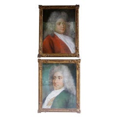 Pair of Austrian Pastel Portraits 1